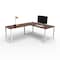 We'Re It Connect It L-Shaped Desk, 77 in D X 30 in H, 60 in W X Thermally Fused Laminate DI60304824L1BBF-WH-WNB - alternate 8
